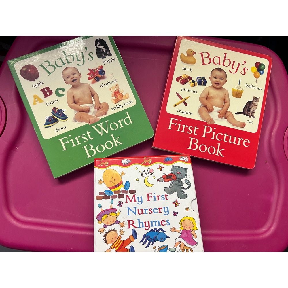 Brimax My First Nursery Rhymes Set and Baby First Word and Picture Board Books